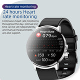 KS02 Smart Watch Men Women Heart Rate Blood Pressure Health Monitoring NFC BT Music Fitness Tracker Bracelet Smartwatch