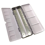 Empty Solid Watercolor Box acuarelas aquarela Case Tin for 24 Colors Artist Drawing Paint Box Palette Painting Supplies