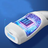 Sapphire Ice Point Laser Epilator For Women Intelligent Skin Color Sensing HR SR Laser Hair Removal Machine Electric Epilator