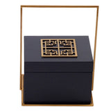 New Chinese Style Creative Wooden Lacq-Uer Storage Box,Basket,Decorative Ornaments,Study Room,Porch Furnishings