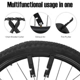 1 Pair 2 in 1 Multi-functional Bicycle Tire Lever Portable Road Bike Master Link Chain Breaker Cutter Pry Bar Repairing Tools