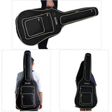 1 Pcs 41 Inch Fully Padded Waterproof Guitar Cover Bag &amp; 1 Set 4-Band EQ Equalizer Piezo Pickup