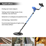 MD8050 Underground Metal Detector Detachable Easy Install Metal Detector High Sensitivity Metal Detector with Backlit LCD