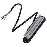 Dual Hot Rail Blaster Humbucking Pickups with Guitar Pots 500K Short Split Shaft Audio Taper Push/Pull Potentiometer