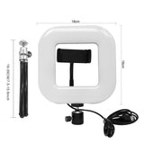 Photographic Lighting Dimmable USB LED Light 3 Light Modes Table Lights With Tripod Stand And Phone Holder For Live Streaming