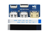 Waveshare USB HDMI Adapter for CM4-IO-BASE, Adapting FFC Connector To Standard Connector