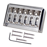 6 String Fixed Electric Guitar Bridge Zinc Alloy String Fixed Bridge for Electric Guitar Bridge Accessories