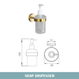 Golden Towel Rack Towel Bar Ring Brushed Gold Hardware Set Robe Coat Hook Toilet Tissue Paper Holder Bathroom Accessories Kit