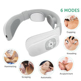 Neck Massager Intellignet Therapy Instrument Relief Neck Soreness 3 Mode 15 Intensity Adjustment Relieving Neck Painess Massager