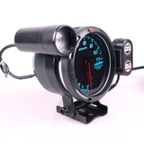 Car Tachometer Gauge Automotive Replacement Tachometers High Speed Stepper Motor 7 Colors 0-11000 RPM Meter with Warning Light