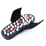 Black White Rotating Gossip Sole Health Massage Shoes Magnetic Therapy Massage Slippers Dot Massage Slippers