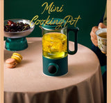 220V Electric Kettle Mini Household Tea Cooking Pot Multifunctional Dessert Cooker Health Preserving Pot With Filter And Timer