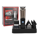Electric Hair Clipper with Guide Combs All in One Trimmer Multigroomer Washable LED Display for Beard Head Body Face