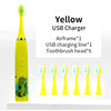 Children Electric Toothbrush Children Cute Cartoon Pattern Waterproof Smart Cleaning IPX7 Sonic Electric Toothbrush For Kids