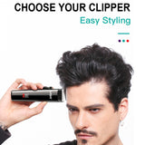 Professional Adjustable Hair Trimmer Cord/Cordless Beard Hair Clipper For Men Electric Hair Cutting Machine Rechargeable