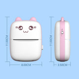 Mini Thermal Printer Portable Wireless Bluetooth 200dpi Label Printer Memo Wrong Question Printing with USB Cable
