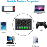 V8S Phone Sound Card Set Bluetooth Microphone Live Broadcast Equipment Computer Universal Microphone Voice Changer