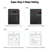 RGB Bluetooth Keyboard And Mouse Set Russian Spainish Wireless Keyboard Mouse Combo Rechargeable RGB Mouse For ipad Laptop