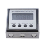 360 Degree Mini Digital Inclinometer with Magnetic Base Stainless Steel Housing 67JE
