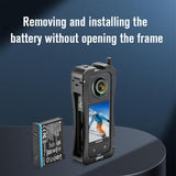 Camera Cage Aluminum Alloy Protective Frame Expansion Bracket Accessories Compatible For Insta360 X3