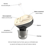 1 Pcs Hearing Aids Inner Ear Invisible Mini Sound Amplifier Digital Volume Adjustable Ears Amplify Listening Devices