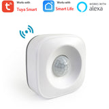 Alexa ZigBee WiFi Motion PIR Sensor Detector Sensor Smart Life APP Wireless Home Security System Human Body Movement Detect