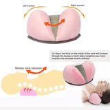 Neck Massage Pillow Elastic Sponge Cervical Pillow Relieve Stress Fatigue Pain Decompression Nursing Neck Posture Orthosis