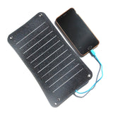 BUHESHUI ETFE 10W 5V Portable SolarPanel  Charger For Mobile Phone Sunpower Solar Battery Charger Semi-flexible