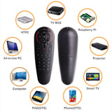 G30 Voice Flying Mouse 2.4G Voice Remote Control with USB Receiver for Tv Box IR Learning Voice Remote Control Black