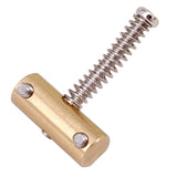 Guitar Compensated Bridge Brass Saddles Set 10.8mm Style Bridge Saddle for TL Style 6 Strings Electric Guitar Part(3Pcs