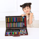 Drawing Kit Art Sets 120 Pcs  Art Creativity Set in Wooden Case Painting Supplies or Drawing  Painting Great Gift for Children