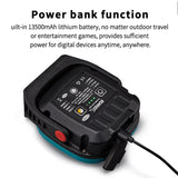 SUNREI C1500 Fashion Portable Outdoor LED Multifunction Camping Rechargeable Tent Lights Camping Lights Emergency Lights