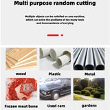Cordless Reciprocating Saw 21V Adjustable Speed Chainsaw Wood Metal PVC Pipe Cutting Reciprocating Saw Power Tool with Saw Blade
