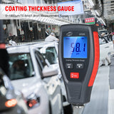 BENETECH GT235 LCD Coating Thickness Gauge Paint Thickness Gauge Meter Car Paint Depth Gauge Tester with Pouch Calibration