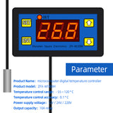 ZFX-W1308H Microcomputer Temperature Controller Thermostat Intelligent Time Controller Adjustable Electronic -55~120 ℃ 40% Off