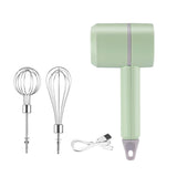 USB Rechargeable Handheld Mini Electric Egg Cream Beater Home Wireless Food Mixing Machine Tool For Baking 3 Color Available