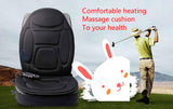 Car seat cushion electric heating massage cushion On-board winter essential health massage chair cushion body massage products