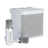 100w Wireless Dual Microphone Bluetooth-compatible Speaker Portable Smart External Karaoke Device Supports Voice-changing
