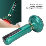 Electric Cupping Therapy Machine Red Light Heating Rechargeable Cupping Gua Sha Massager for Back One Click Pressure Relief