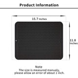Square Pet Mat For Pet Food Pad Dog Cat Feeding Mat Simple Solid Color Pet Placemat  Pet Bowl Pad Silicone non-slip Placemat