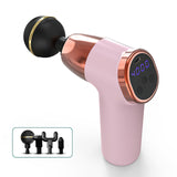 2020 New LCD Display Mini Massage Gun Neck And Back Percussion Massager Relax Body Relaxation Electric Home Exercise Equipment