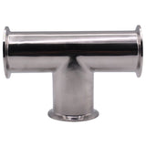 51MM 2 Inch 3 Way Tee Stainless Steel S304 Sanitary Tri Clamp Type 3 Way Weld Ferrule OD 64MM Pipe Fittings Moonshine