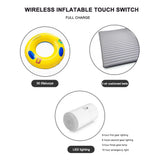 Mini Electric Inflatable Pump Ultralight USB Charging Multifunctional Outdoor Air Pump 3 Modes Camping Light Outdoor Tools