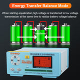 SUNKKO 2S 8S 12S 14S 16S 17S 18S 20S 24S Li ion Lifepo4 Lithium Battery Pack Capacity Repair 5A Current Battery Voltage Equalize