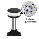 6" White LED Boat Accessories Marine Navigation Anchor All-Round Light 2 Nautical Mile Stern Lamp