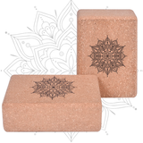 Soft Nature Wood Yoga Brick Cork Yoga Block Body shaping Gym and home work out Eco Friendly