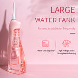 Oral Irrigator USB Rechargeable Water Flosser Portable Dental Water Jet Teeth Whitening Dental Irrigators Braces Teeth Cleaner