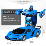 RC Car Transformation Robots Sports Vehicle Model  Robots Toys Cool Deformation Car Kids Toys  Gifts For Boys  rc drift car