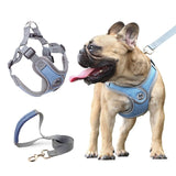 Pet Dog harness dog leash nylon Reflective Vest harness for small big dogs Chihuahua husky Teddy Chest Strap dog supplies XS-L
