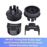5M 40T Timing Belt Pulley Gear Synchronous Wheel Kit For Cloud Wheel Discovery Version Electric Skateboard DIY Parts